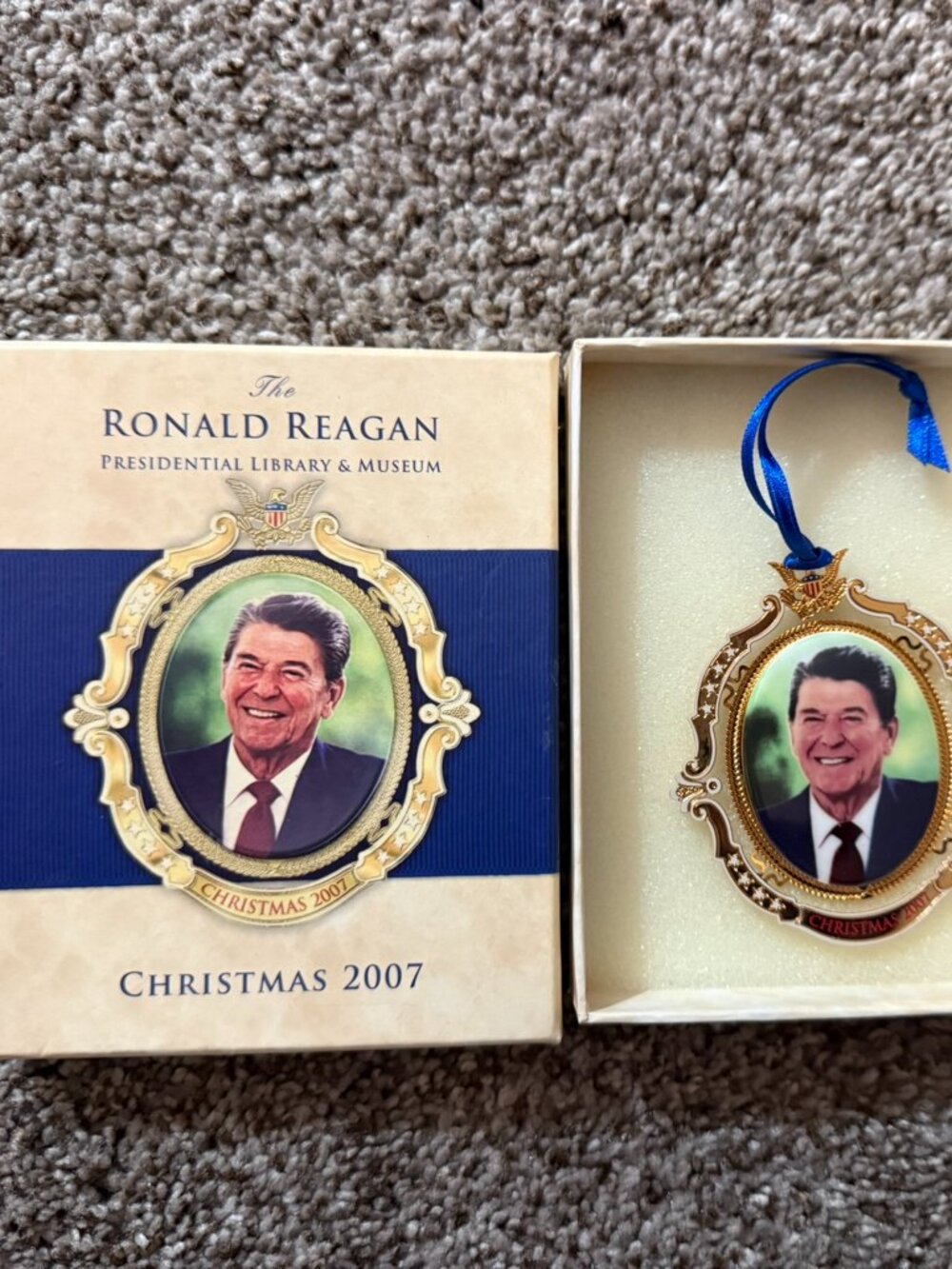 2007 Ronald Reagan Presidential Library & Museum Christmas Ornament